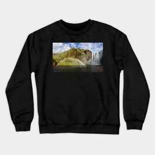 The Waterfall at the Beginning of the Rainbow Crewneck Sweatshirt